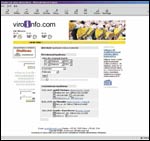 Viroinfo- sivusto on selkeä ja helppokäyttöinen